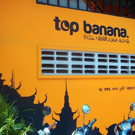 Top Banana Guesthouse & Rooftop Bar Phnompen Kültér fotó