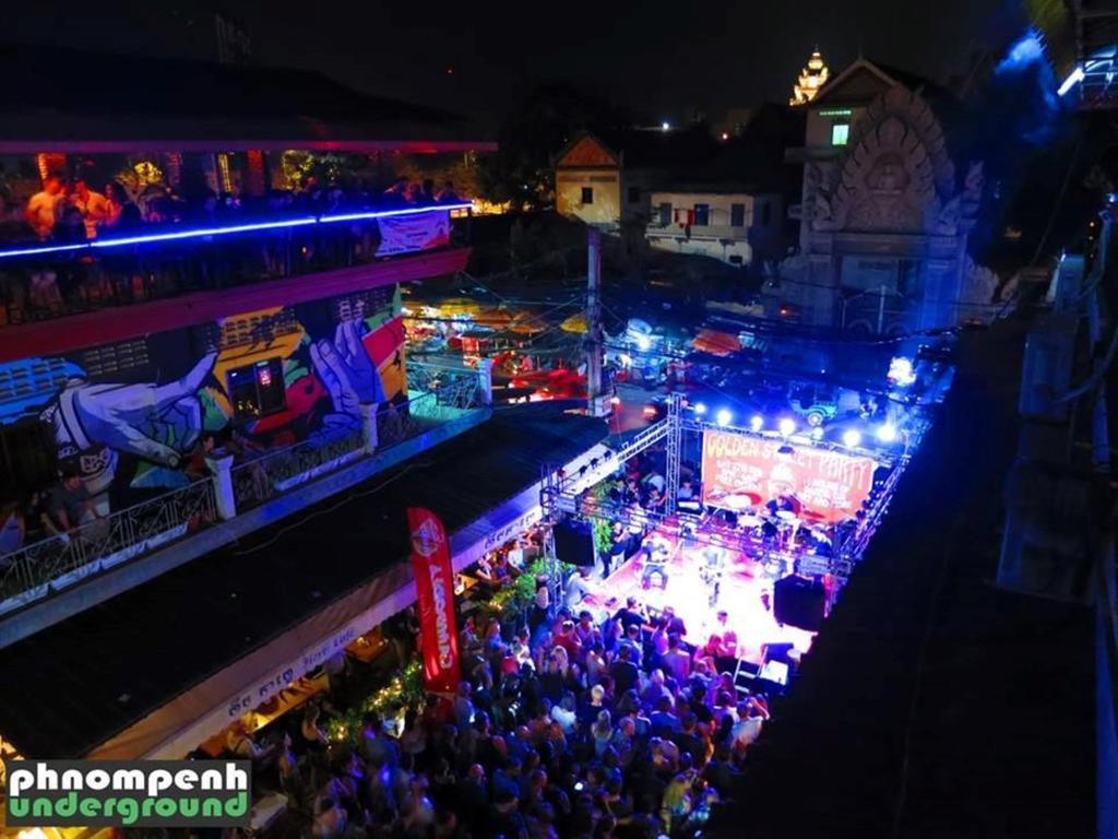 Top Banana Guesthouse & Rooftop Bar Phnompen Kültér fotó