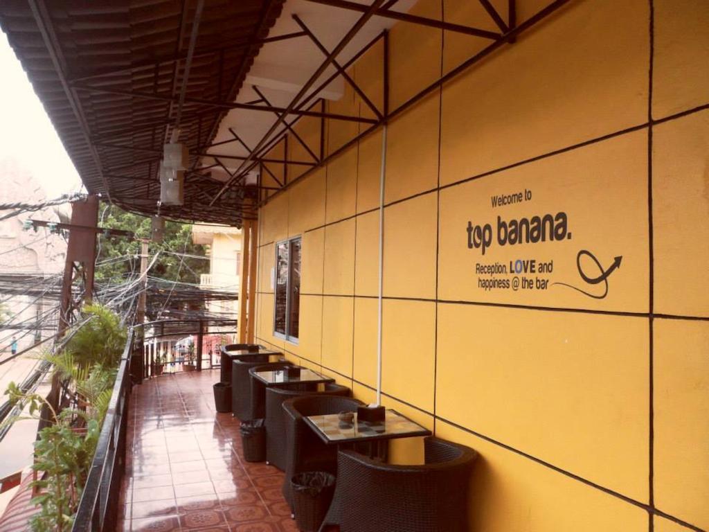 Top Banana Guesthouse & Rooftop Bar Phnompen Kültér fotó